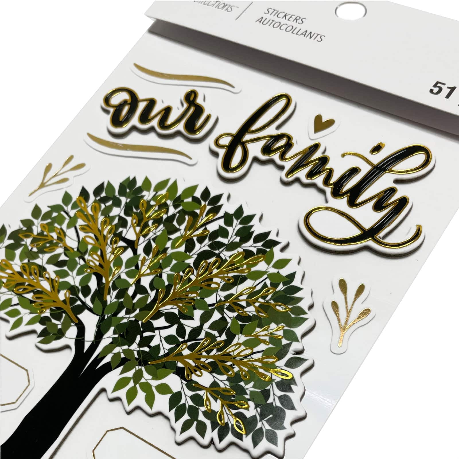 Recollections Family Tree Dimensional Stickers, 12 Pack