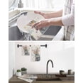 thumbnail image 5 of Happy Easter Kitchen Dish Towels for Drying Dishes Set of 3, Spring Rabbits Polka Dots Beige Burlap Waffle Weave Microfiber Hand Tea Bathroom Towels Quick Dry & Absorbent Towel 15.7x23.6, 5 of 7