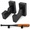 BLACK, variant on RYLZX 2PCS Wooden Baseball Bat Display Case, Wall Mount Horizontal Baseball Bat Hanger Holder, Wood Baseball Bat Storage Bracket - Black