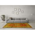 thumbnail image 3 of Ahgly Company Machine Washable Indoor Rectangle Persian Yellow Traditional Area Rugs, 2' x 4', 3 of 4