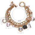 thumbnail image 3 of Pulsera con dijes JAMW Cadena de oro con dije de perla, 3 of 5