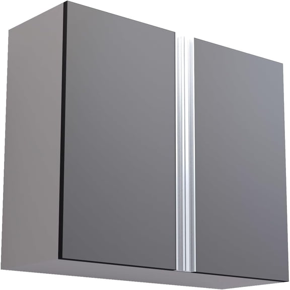 DFG METALLIC GREY WALL CABINET 36"W SINGLE DOOR