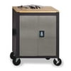 Edsal Silvervein 26.5 in. Mobile Storage Cabinet