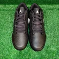 thumbnail image 2 of N I-K-E A i r-Jor-dan 1 Low TD Football Cleats Black White FJ6245 10.5 11 11.5 12 12.5, 2 of 5