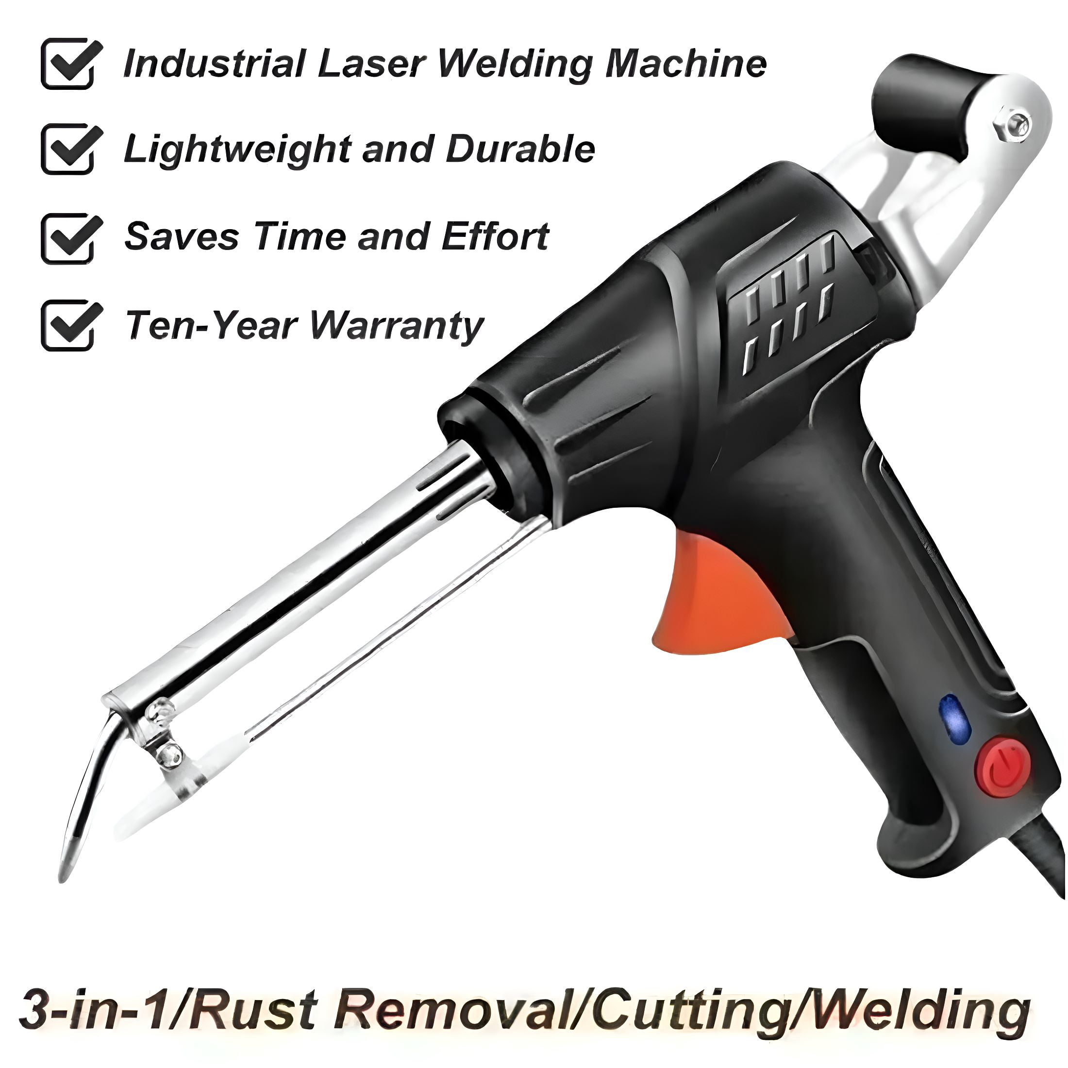 EXLEAF Internally Heated Industrial Laser Welding Tools, Multi-Function Soldering Iron Soldering Gun Set, Automatic Corded Solder Iron Internal Heat Electric Welding Tool
