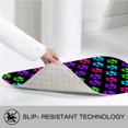 thumbnail image 6 of Neon Paw 16x24 Flannel Bath Mat for Bathroom, Anti-Slip Backing Soft Bathroom Rug, Washable Water Absorbent Mat, 6 of 9