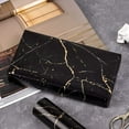 thumbnail image 4 of WRAPAHOLIC Reversible Wrapping Paper - Mini Roll - 17 Inch X 33 Feet - Black and Gold Marble Design, Perfect for Birthday, Holiday, Father's Day, Baby Shower, 4 of 5