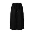 thumbnail image 6 of Wdgfv Maxi Skirt for Women Summer Side Slit Pencil Skirts Elastic High Waisted Long Skirt, 6 of 6