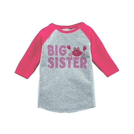 

Custom Party Shop Big Sister Summer Raglan Tee Pink