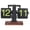 Black/Fluorescent, variant on BIMZUC Digital Flip Desk Clock 12 Hours Single Sided Battery Powered Retro Mechanical Auto Flip Down Clock with Wood Base, Black Frame Blue Pages, 8.07 inches / 20.5 cm