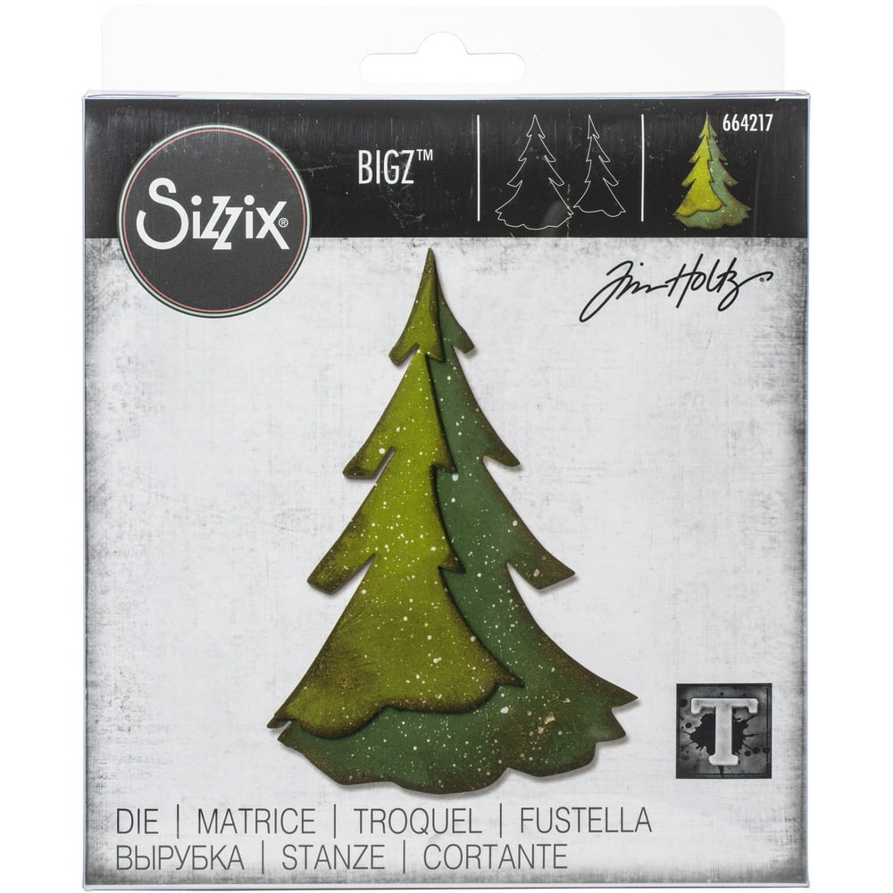 Sizzix Bigz Die Layered Pine by Tim Holtz - Walmart.com - Walmart.com