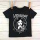 thumbnail image 2 of Camiseta informal para niños de Wednesday Addams, ropa de dibujos animados I Hate People, camiseta de la Academia para niños y niñas, camiseta para bebés pequeños, 2 of 3