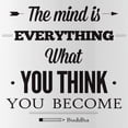 thumbnail image 2 of CafePress - Buddha Saying The Mind Is Everything ... Stainle - Stainless Steel Water Bottle, Sports Bottle, 1.0L, 2 of 5