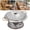 Bronze, variant on Stainless Steel Chafing Dish Buffet, Warmers Container with Support Frame, Lid, Handle and Fuel Holder for Parties Wedding Restaurant (Bronze)