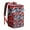 Red-17, variant on Botanical Palm Leaves Cooler Backpack 20L Insulated Lunch Bag for Outdoor Camping Beach with Tropical Floral Design