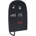 thumbnail image 2 of WEIBISS 2pcs 5 Buttons Smart Rubber Key Fob Remote Cover Keyless Entry Case Holder Protector fit for Jeep Grand, 2 of 5