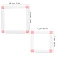 thumbnail image 2 of BESTYASH 2Pcs Square Quilting Hoops for Craft Lovers Multi DIY Tool Christmas, 2 of 8