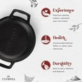 thumbnail image 2 of Cuisinel 2-in-1 Multi-Cooker Cast Iron Dutch Oven 3-Quart Deep Pot w/ Skillet Frying Pan Lid Combo, 2 of 6