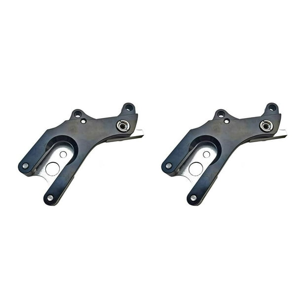 Soporte de cuadro de disco Toystoory para bicicleta aleación de aluminio y acero Negro 2piezas