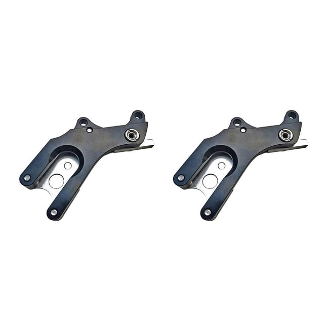 Soporte de cuadro de disco Toystoory para bicicleta aleación de aluminio y acero Negro 2piezas