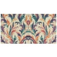 thumbnail image 3 of Abstract Feather Pattern 3 Ring Hardcover Binders 1.5in Round Rings for Letter-Size Folder Paper Organizer Pockets for Office Student Recipe, 3 of 9