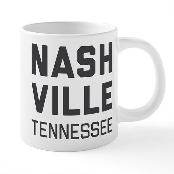CafePress - Nashville Tennessee - 20 Oz White Ceramic Mega Mug