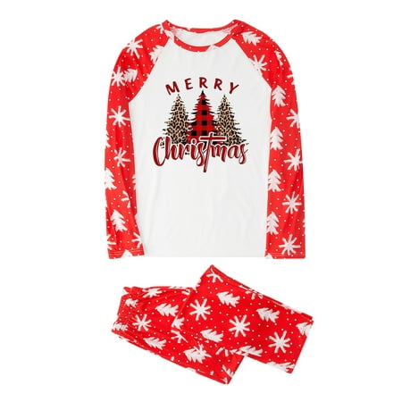 

AnuirheiH Parent-child Pjs Warm Christmas Set Printed Home Wear Pajamas Two-piece Dad Set 4$ off 2nd item