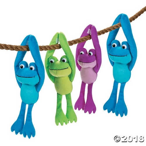 Long Arm Plush Frogs