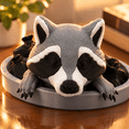 Trash Rummaging Racoon Raccoon Trash Can Card Deck Box for Trading Card Games, 7.2h x 4w ...