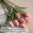thumbnail image 4 of 30pcs Artificial Tulip Real Touch Flower for Wedding Home Decor Centerpiece, 4 of 5