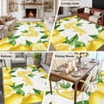 thumbnail image 5 of Yellow Lemon Area Rugs 8'x10', Washable Small Throw Rugs for Living Room Patio, Summer Botanical Lemons Cute Indoor Outdoor Rug Non-Slip Low Pile Carpet Runner Reversible Floor Mats, 5 of 8