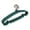 Green, variant on 10PCS Portable Clothes Hangers Plastic Hangers For Delicate Clothing Wardrobes Organizers Prevents Fabric Stretching
