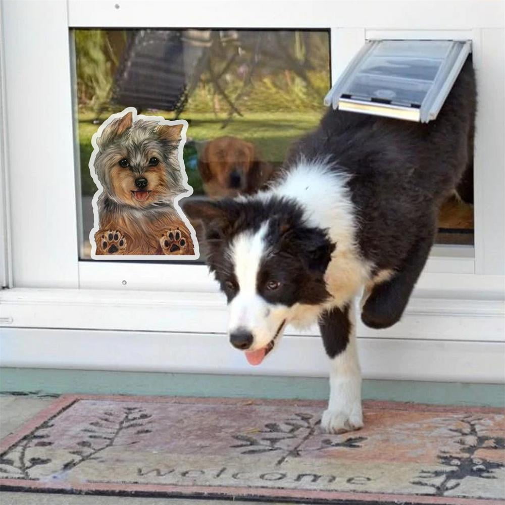 4in1 Border Collie Vinyl Sticker Border Collie Window Decal Funny Face  Waterproof Tractor Toys For Faces Skateboard Office Stickers - Temu