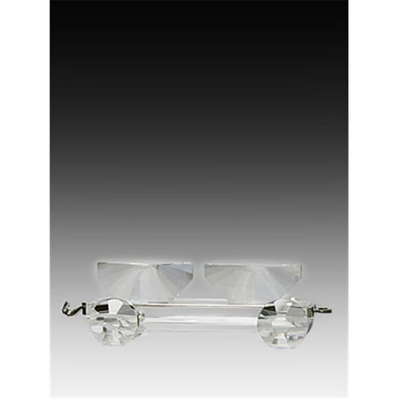 206-3 2.2 L x 0.94 H in. Crystal Train Transportation Figurines
