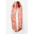 thumbnail image 2 of Bimba Orange Flamingo & Moroccan Damask Pure Silk Printed Head Bandanas Summer Neck Wrap Scarf 40 x 80 Inches, 2 of 6