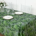 thumbnail image 6 of Efavormart Tropical Leaf Plastic Rectangle Tablecloth, Waterproof Disposable PVC Tablecloth - 54"x108", 6 of 11