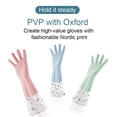 thumbnail image 4 of 4pcs Guantes de Cocina-D-700 (Una Capa Sin Forro Polar) Boca Ancha-Azul-M Adepaton CPB-DE-WX185-5, 4 of 5