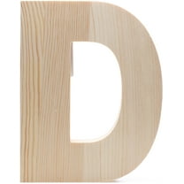 Hampton Art Chunky Wood Letter 8"-D