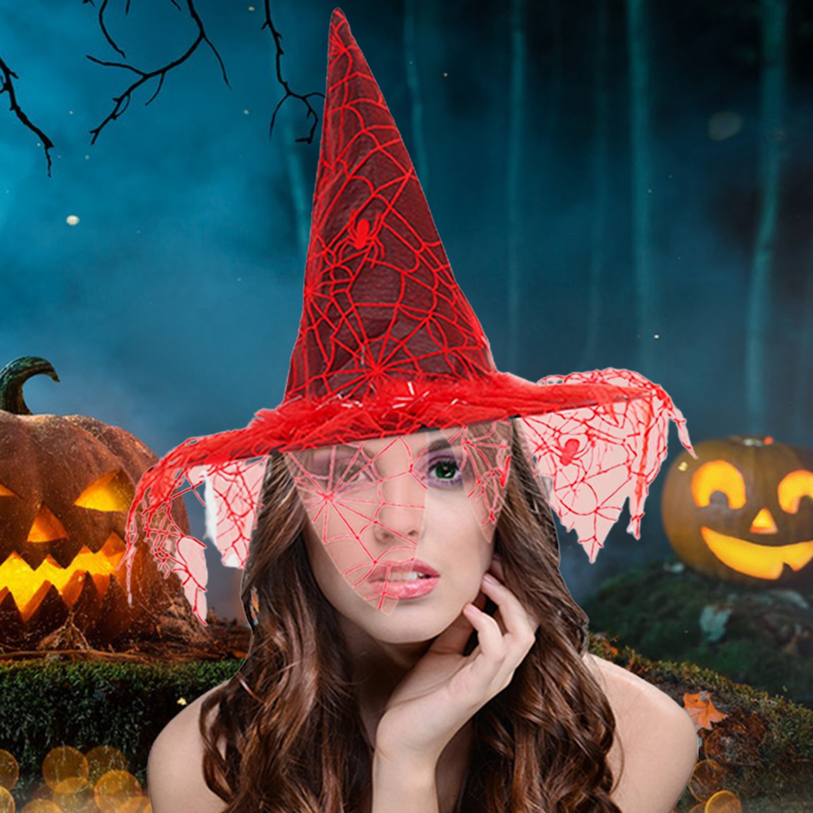 opolski-halloween-cap-tassels-spider-web-pattern-lightweight-wide-brim