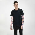thumbnail image 5 of Goofa Hand Painted Abstract Leopard Print Pattern UV Sun Protection Arm Sleeves, UPF 50 Sports Cooling Arm Compression Sleeves for Men Women Teenager, 5 of 8