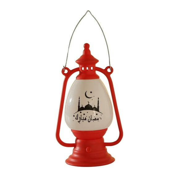 Mefallenssiah Ramadan Lantern Decoration Ramadan Festival Table Light for Home Tabletop Decor