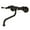 Oil Rubbed Bronze, variant on Kingston Brass KS315MB Kingston Wall Mount Bathroom Faucet, Matte Black