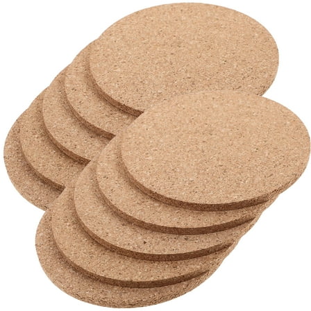 Worgeous Cup Coasters Cork Heat-Resistant 20Pcs 3.5X3.5in