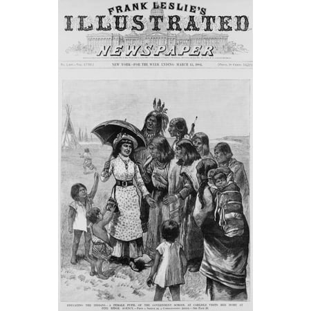 Carlisle Traditional Weight - A Female Pupil Of Carlisle Indian School Visits Her Home At Pine Ridge Agency In 1884 She Wears A Modern Corseted Dress And Carries An Umbrella As She Talks With Her Traditional Reservation Friends Hi