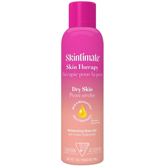Skintimate Skin Therapy Dry Skin Women's Shave Gel, 7 Oz