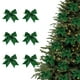 thumbnail image 1 of Adornos navideños, regalos de Navidad (6 piezas): Mini adornos navideños de 9 cm para colgar en el árbol de Navidad (campana colgante)., 1 of 8
