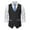 Black, variant on Herrnalise Men's Business Suit Vest Slim Fashion Wedding Vest Men's Coat Black