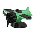 thumbnail image 1 of Yinanstore Solar Powered Rotating Aircraft Model Sun Operated Car Interior Decoration Green, 1 of 8