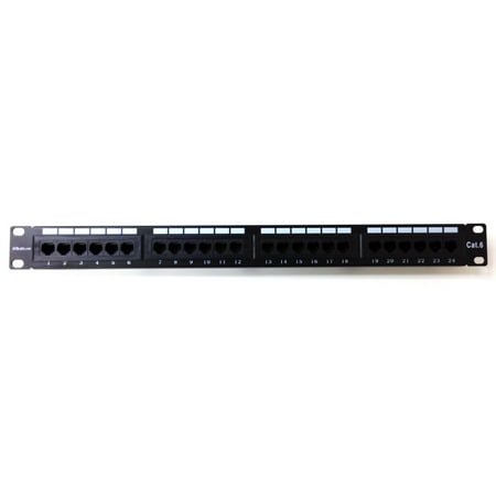 - AVB Cable PP-6-24 CAT6 Patch Panel 24 Port