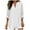 Z1-White, variant on vigerkar Women's 3/4 Sleeve Tops Dressy Casual Business Work Blouses Chiffon Office Shirts Orange, L